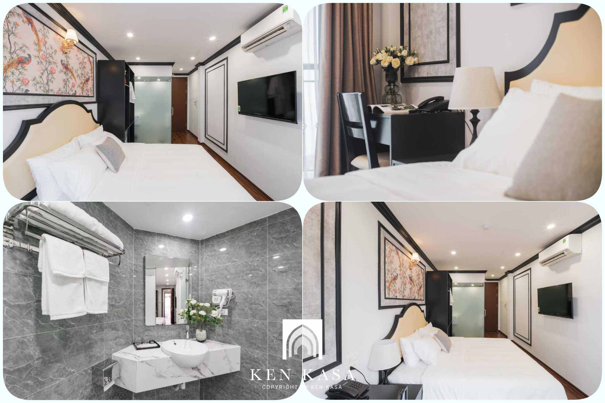 Không gian tại phòng giường đôi 